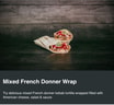 Mixed French Doner Wrap
