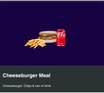 Cheese Burger Meal With Chips