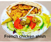 French Chicken Shish Kebab Meal