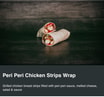 Peri Peri Chicken Strips Wrap